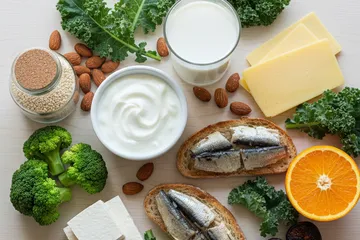 Alimentos con Calcio: Tabla USDA, Lácteos y Sin Lácteos