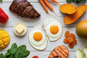 Alimentos con Vitamina A: Retinol vs Carotenos y Tabla USDA