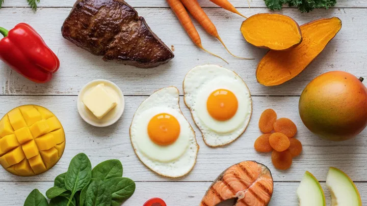 Alimentos con Vitamina A: Retinol vs Carotenos y Tabla USDA
