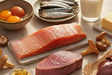 Alimentos con Vitamina D: Tabla, Dosis y Por Qué No Bastan