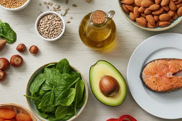 Alimentos con Vitamina E: Tabla USDA, Antioxidantes y Plan