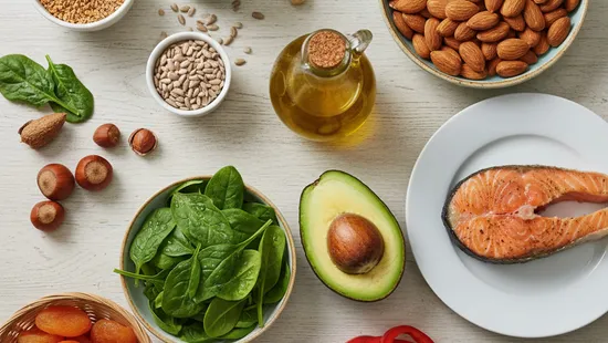 Alimentos con Vitamina E: Tabla USDA, Antioxidantes y Plan