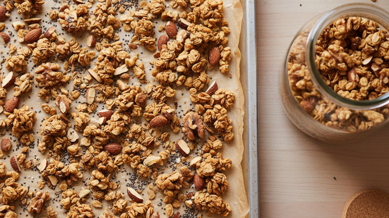 Granola Casera Alta en Proteína